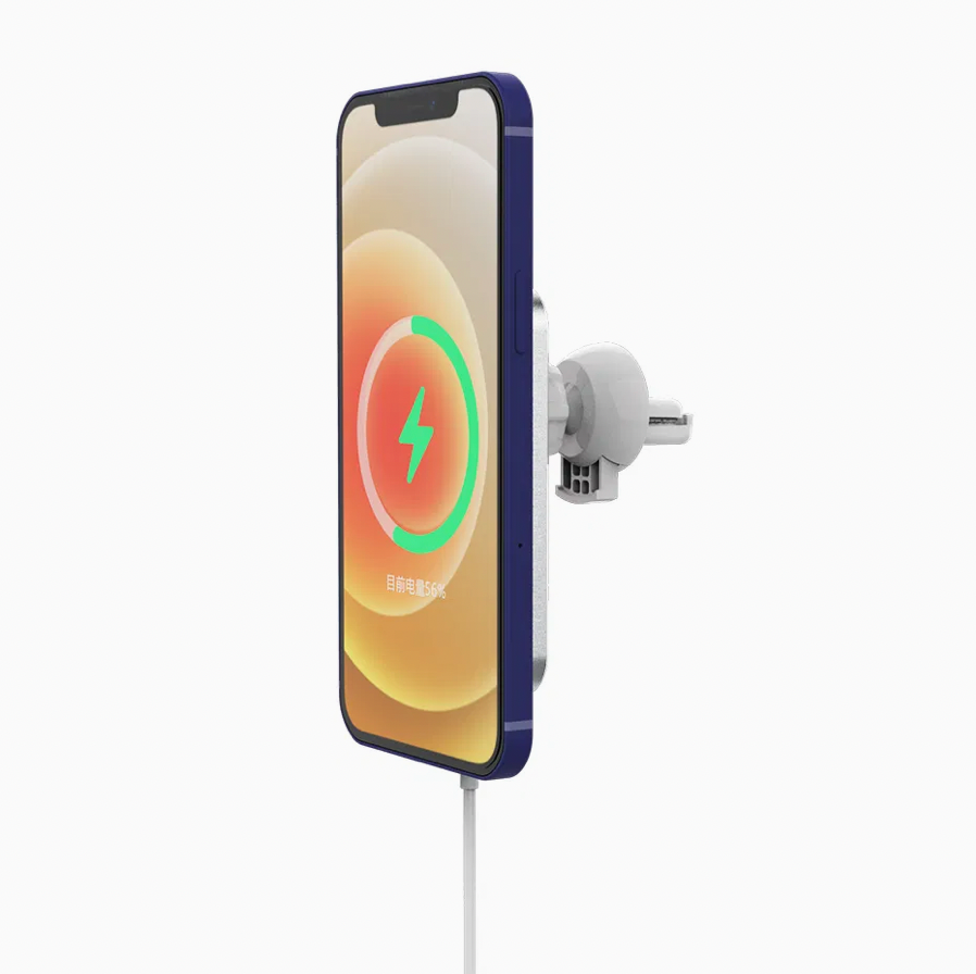 15W Magnetic Qi Wireless Car Charger & Phone Stand