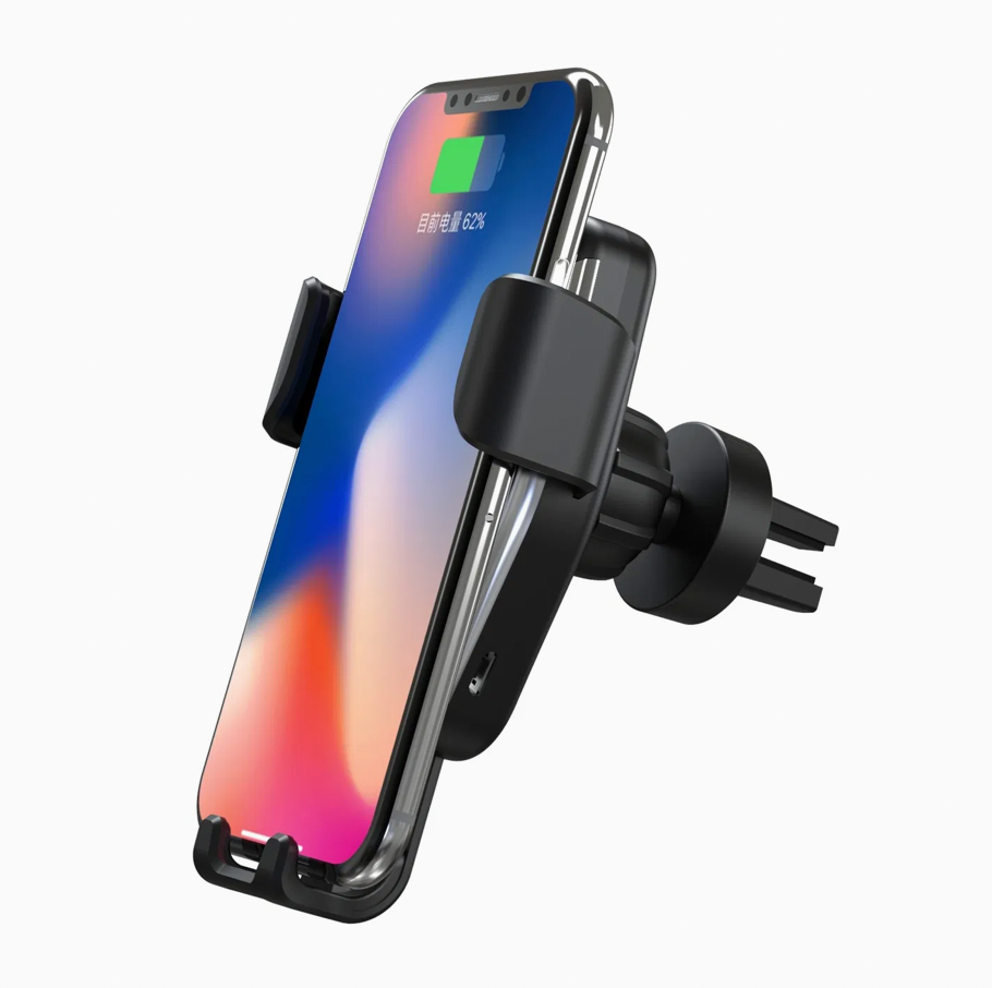 10W Automatic Qi Wireless Car Charger & Phone Holder